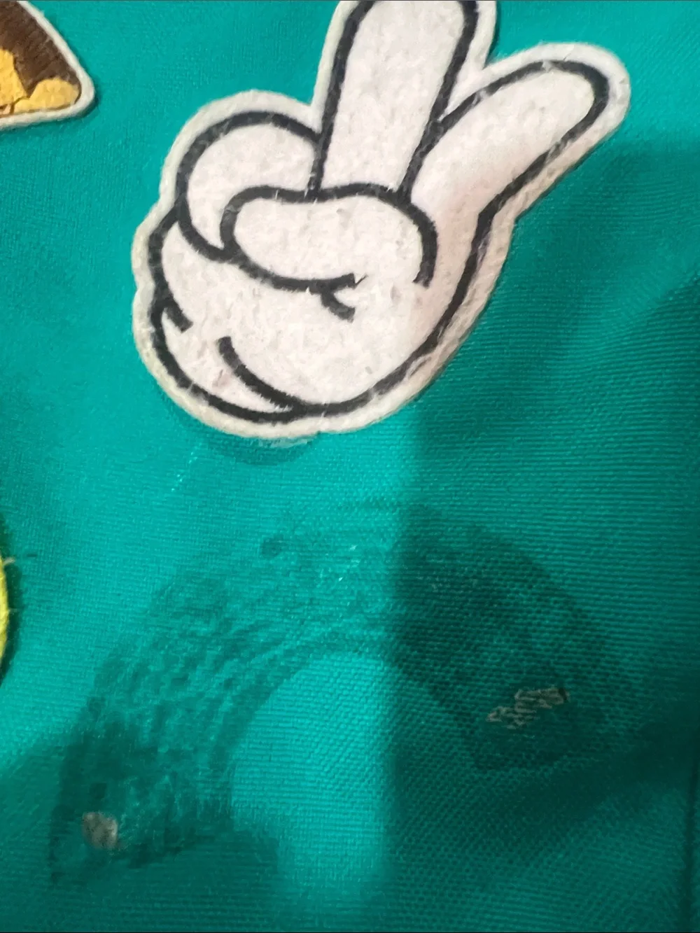 Jansport Teal Backpack with Fun Patches